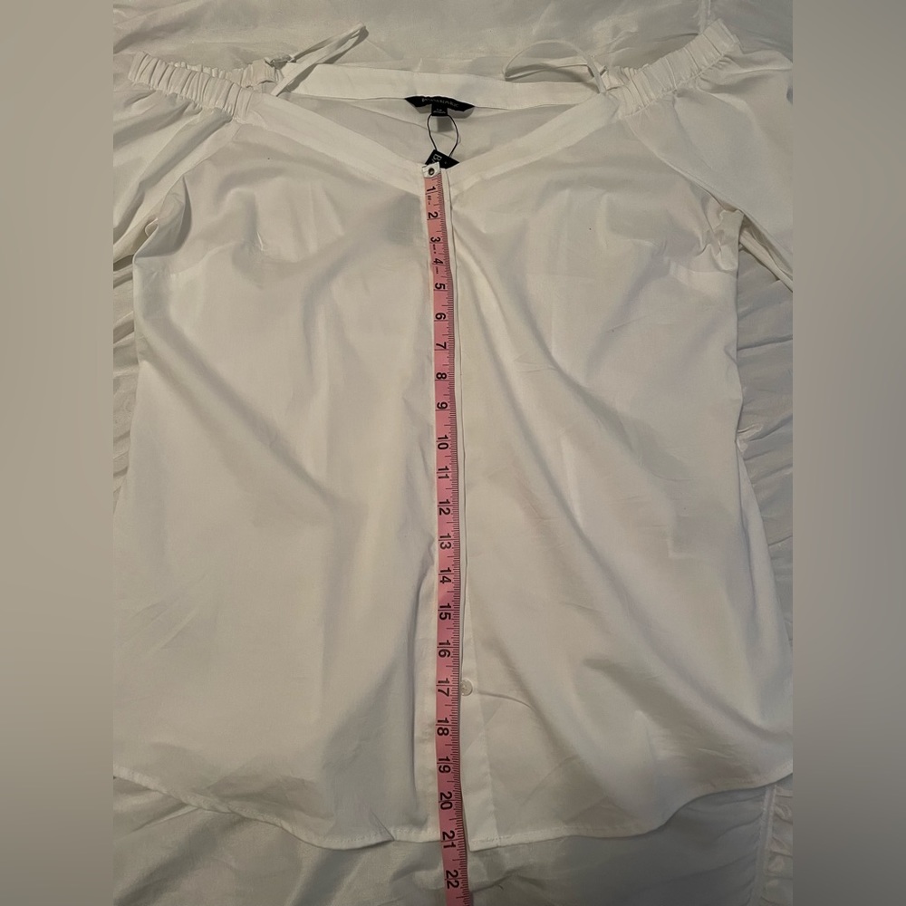 NWT Banana Republic Off Shoulder Button Down Size 14 - Picture 12 of 12